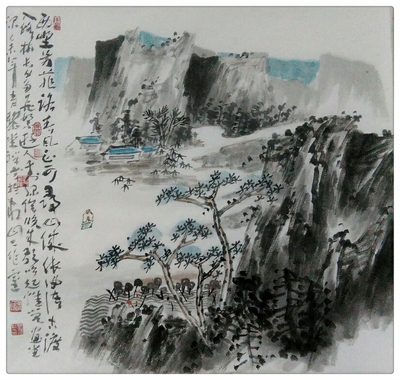 中国当代山水画名家刘群 承古开新的艺术探索者