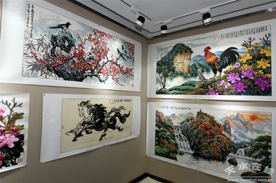 中国美术家协会会员李冰耄耋书画展在麦积区隆重开展
